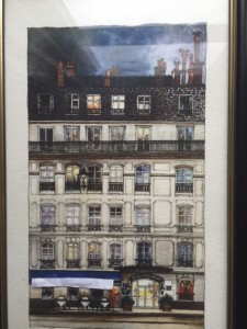 We are staying in one of the rooms at the front.